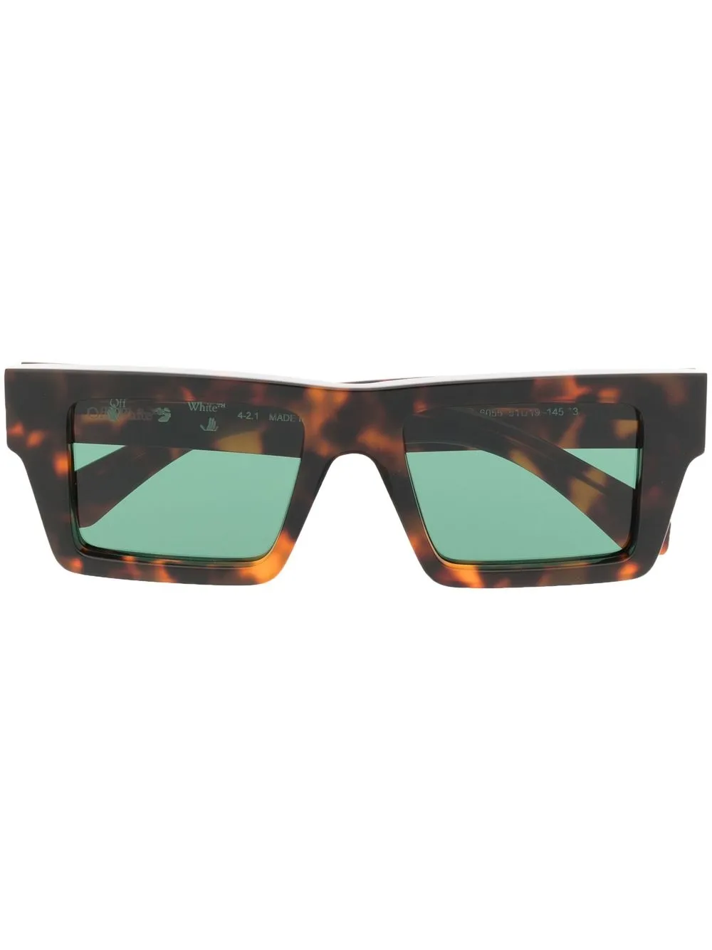 Off-White Eyewear Nassau square-frame sunglasses | Brown | Image 1
