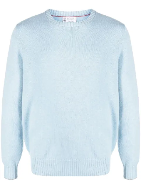 Brunello Cucinelli fine-knit cashmere jumper 