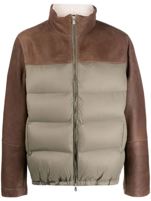 Brunello Cucinelli جاكيت مبطن بأجزاء مخيوطة