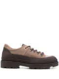 Brunello Cucinelli two-tone lace-up shoes - Brown
