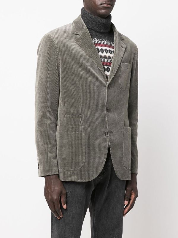 Brunello Cucinelli single-breasted Corduroy Blazer - Farfetch