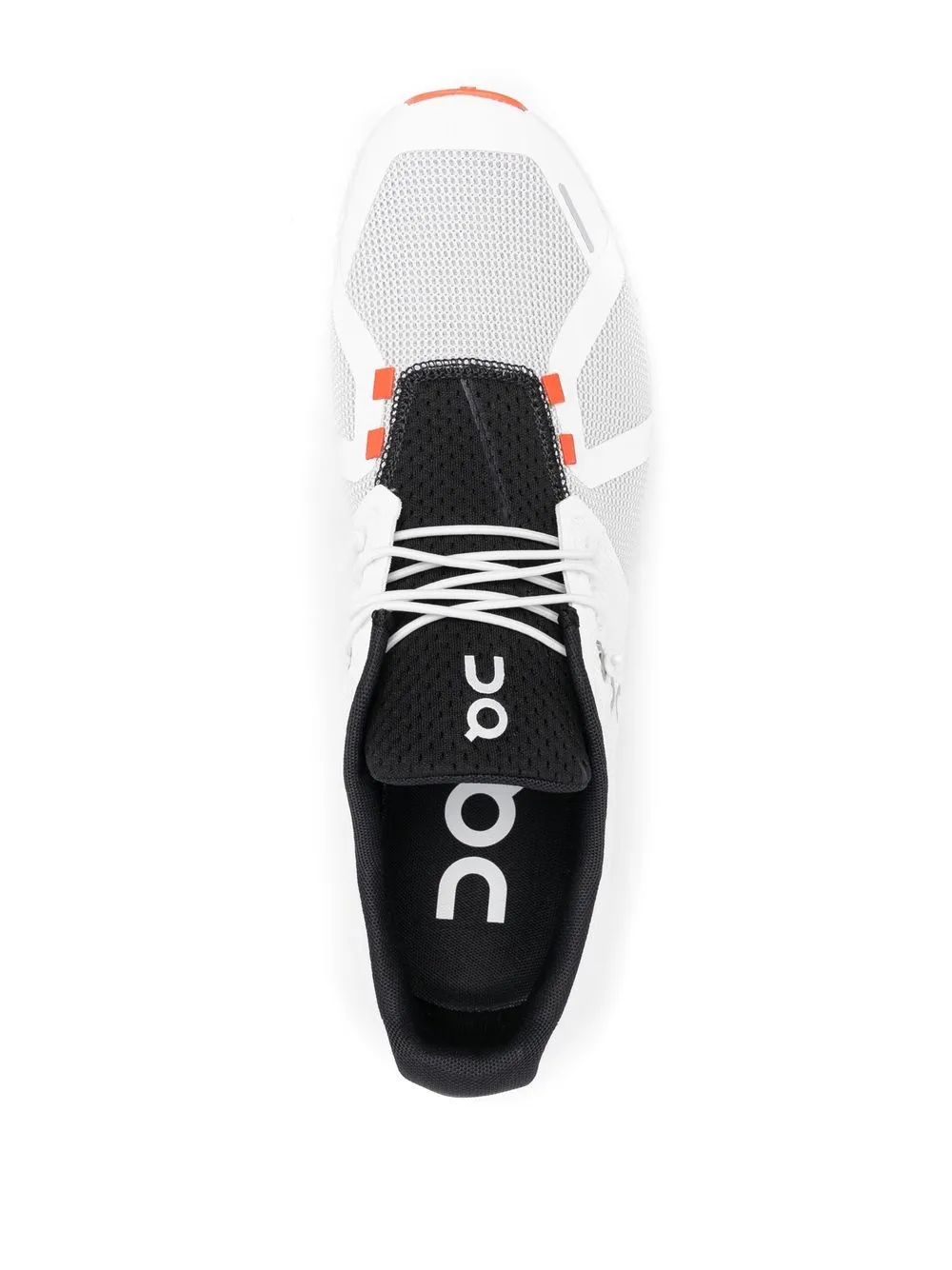 On Running Colour-block Low-top Sneakers In Weiss