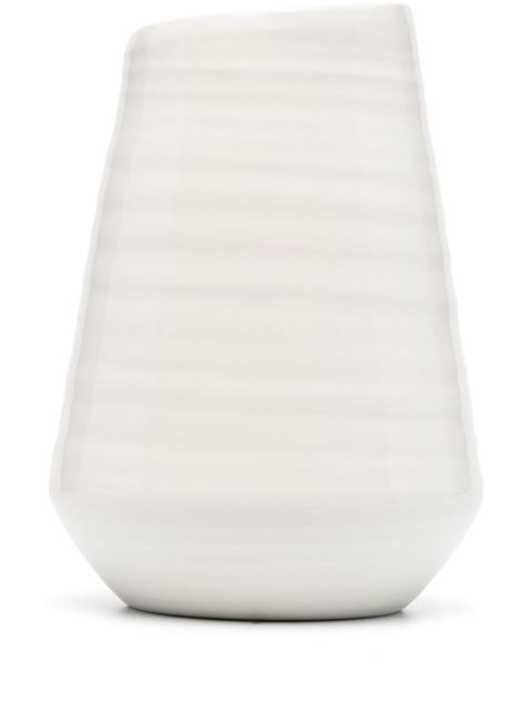 Brunello Cucinelli ribbed asymmetrical ceramic vase Men