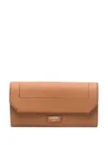 Lancel pebbled-leather purse - Neutrals