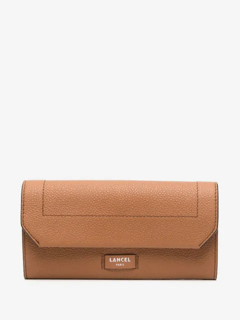 Lancel pebbled-leather purse