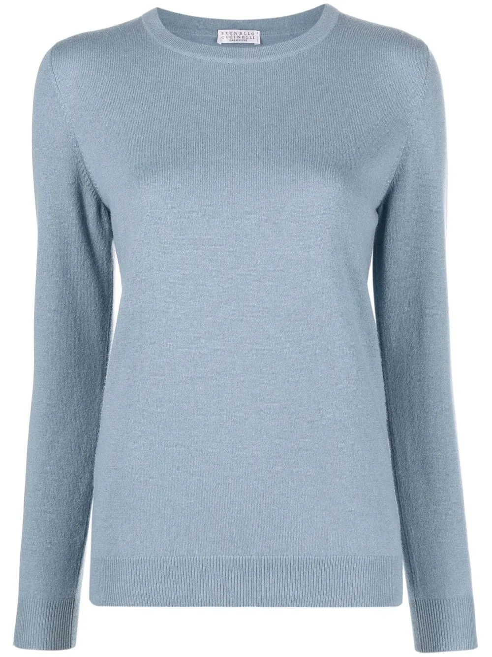 

Brunello Cucinelli top de suéter con cuello redondo - Azul