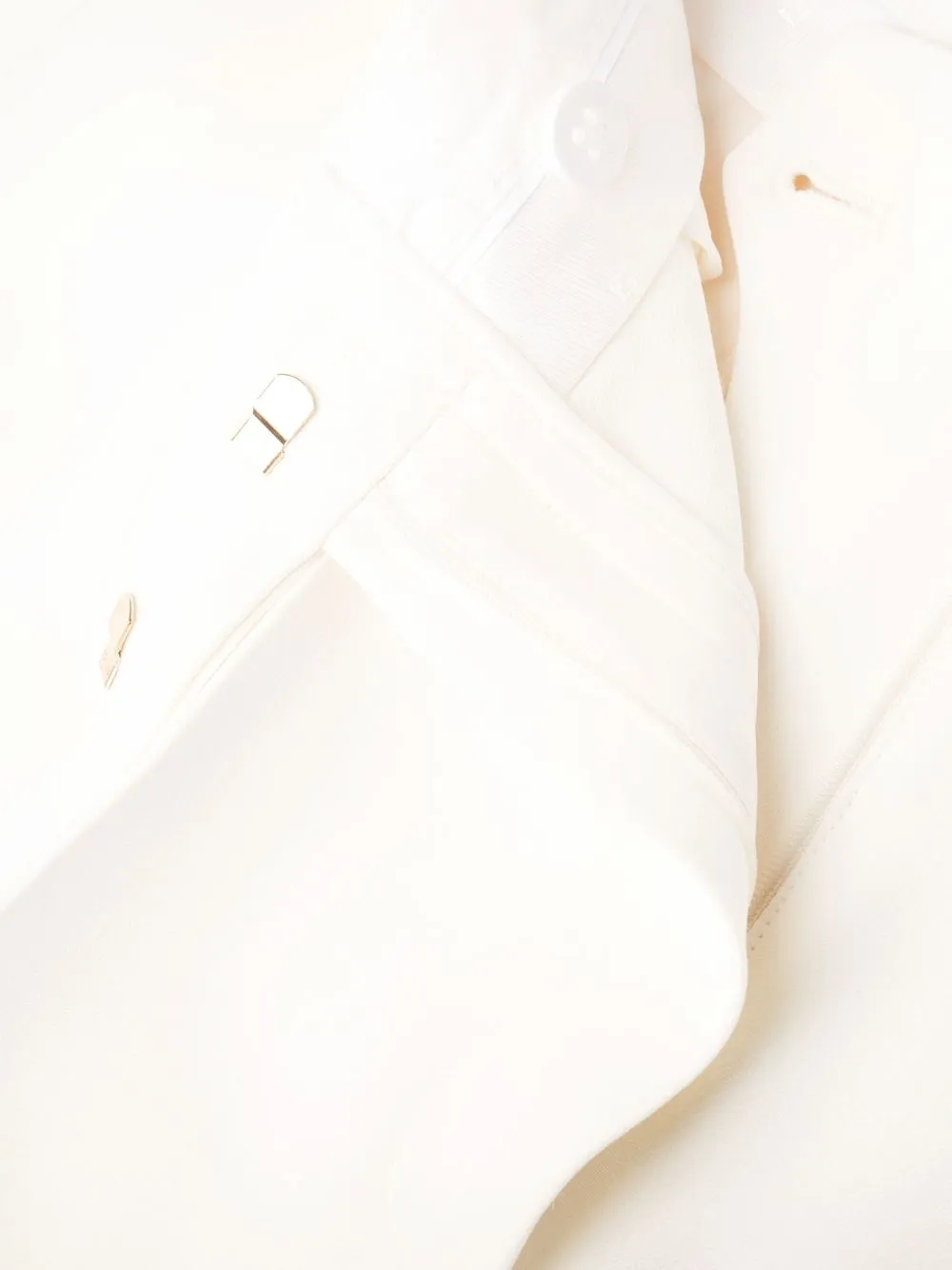 straight-leg high-waisted trousers