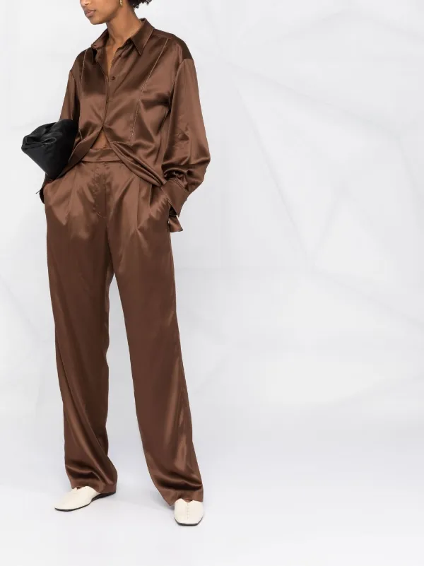 silk utility jumpsuit