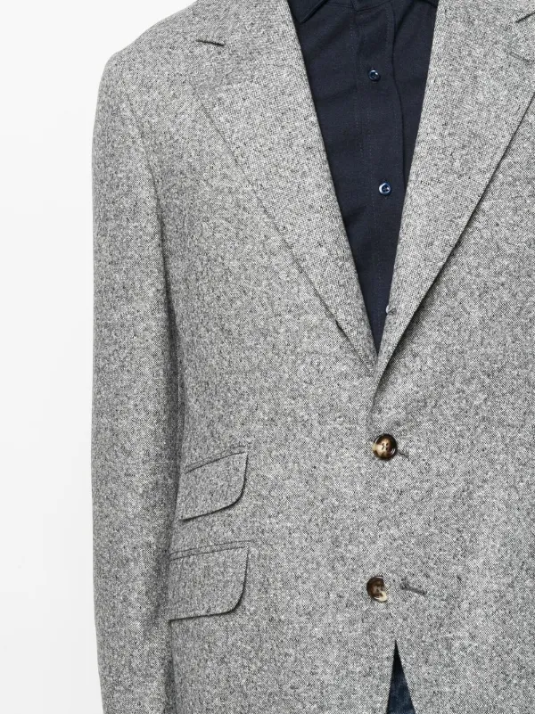 grey woolen blazer