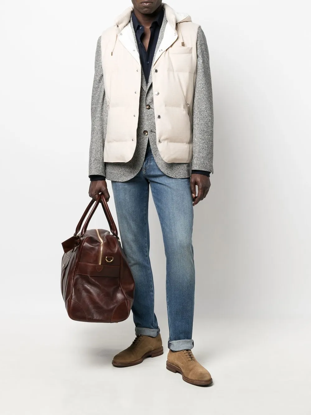 Brunello Cucinelli woven wool blazer | Blazers | Image 2