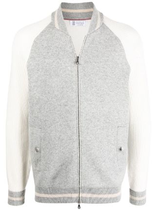 Brunello Cucinelli Soft Wool Bomber Jacket