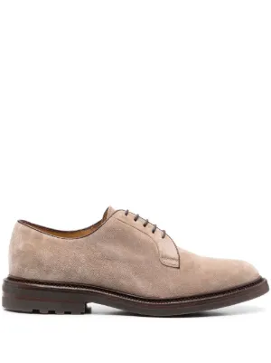 Brunello Cucinelli スエード ダービーシューズ | ニュートラル