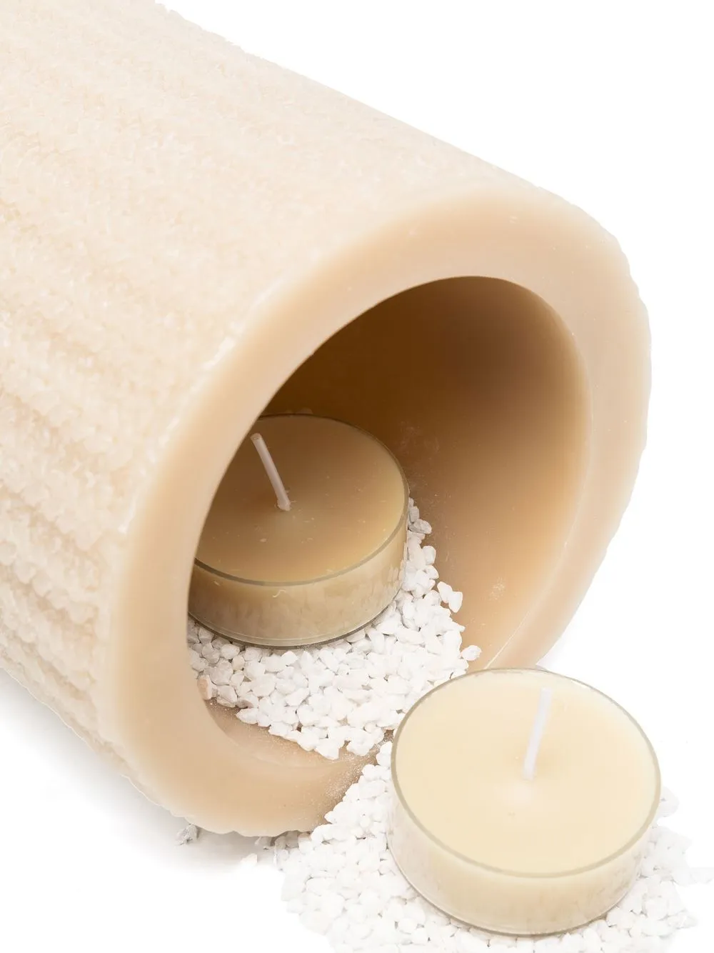 Brunello Cucinelli Lantaarn met gebreid-effect - Beige