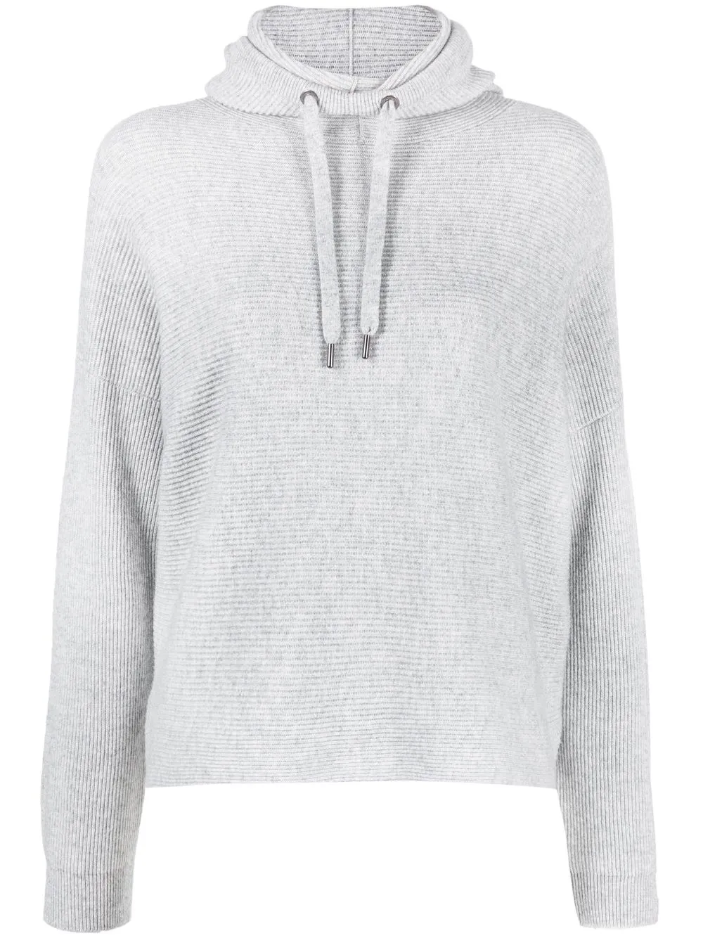 

Brunello Cucinelli hoodie de canalé - Gris