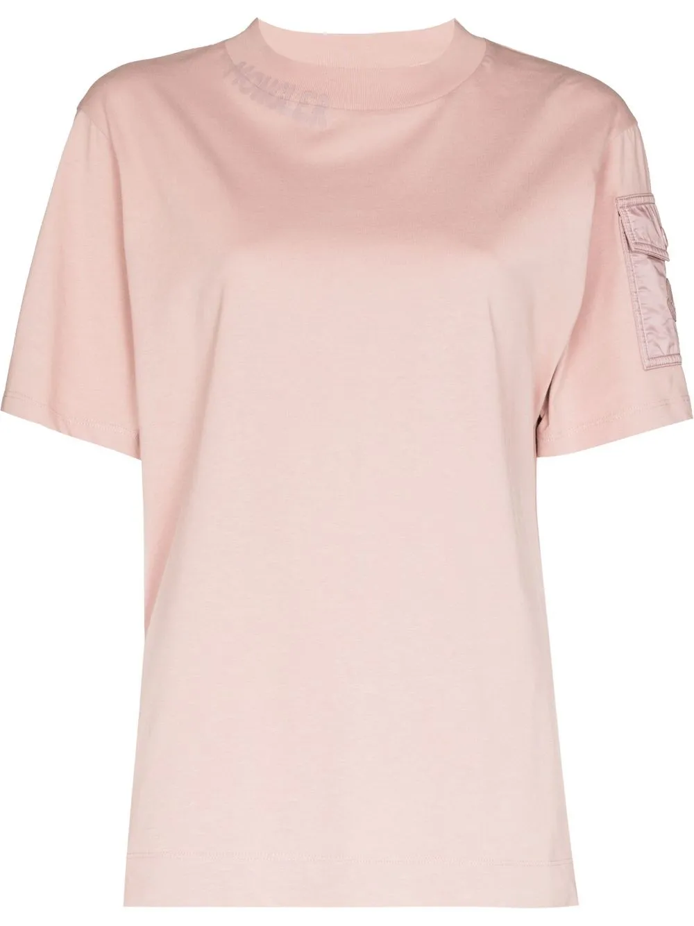 

Moncler pocket-detail cotton T-shirt - Pink
