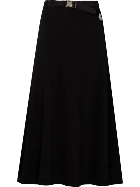 Moncler belted A-line mini skirt