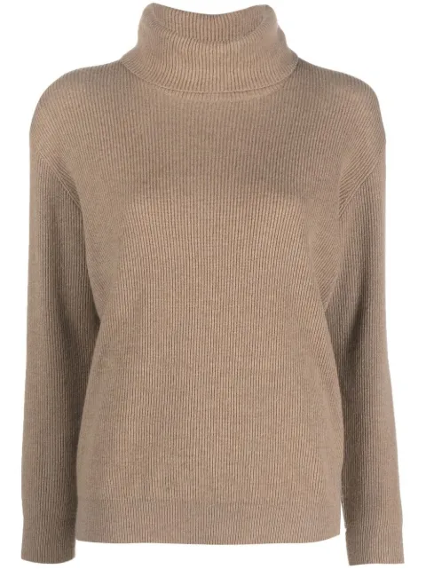 Brunello Cucinelli roll-neck cashmere jumper 