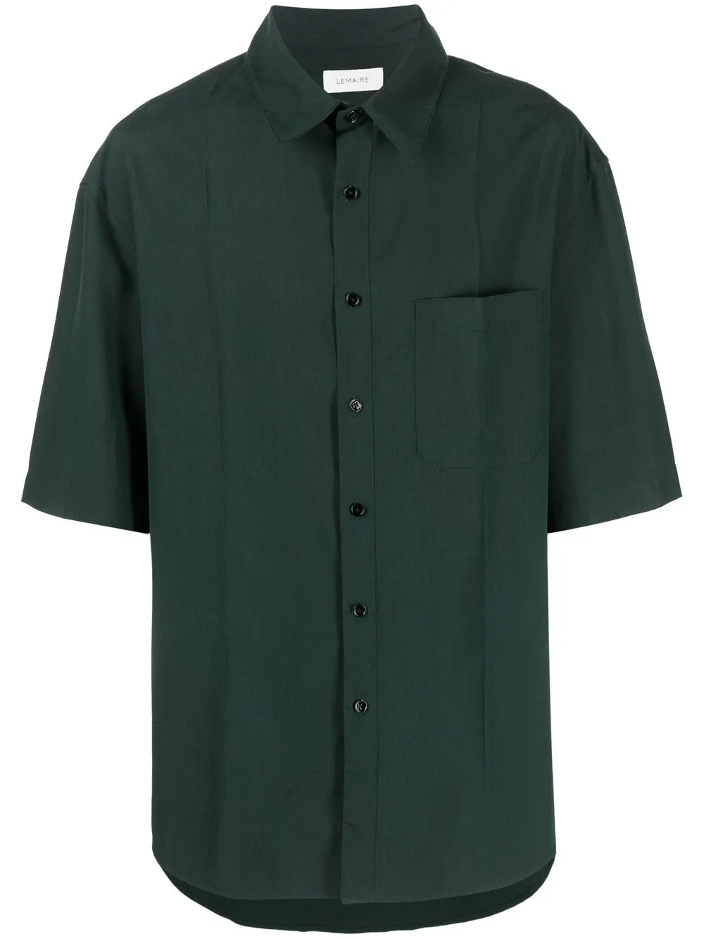 

Lemaire pressed-crease silk shirt - Green