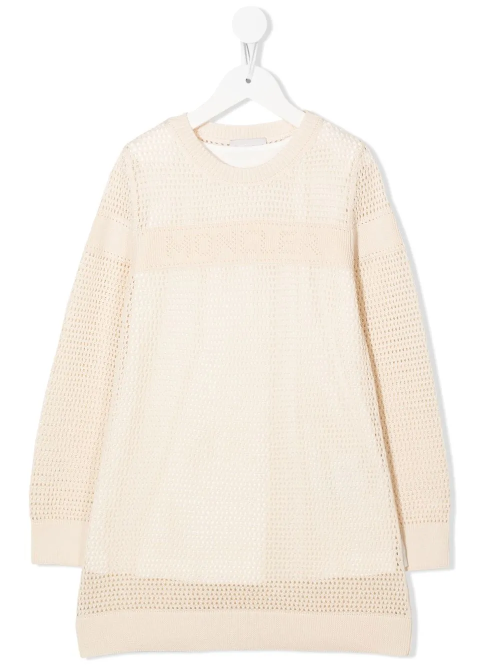 Moncler Enfant open-knit Cotton Dress - Farfetch