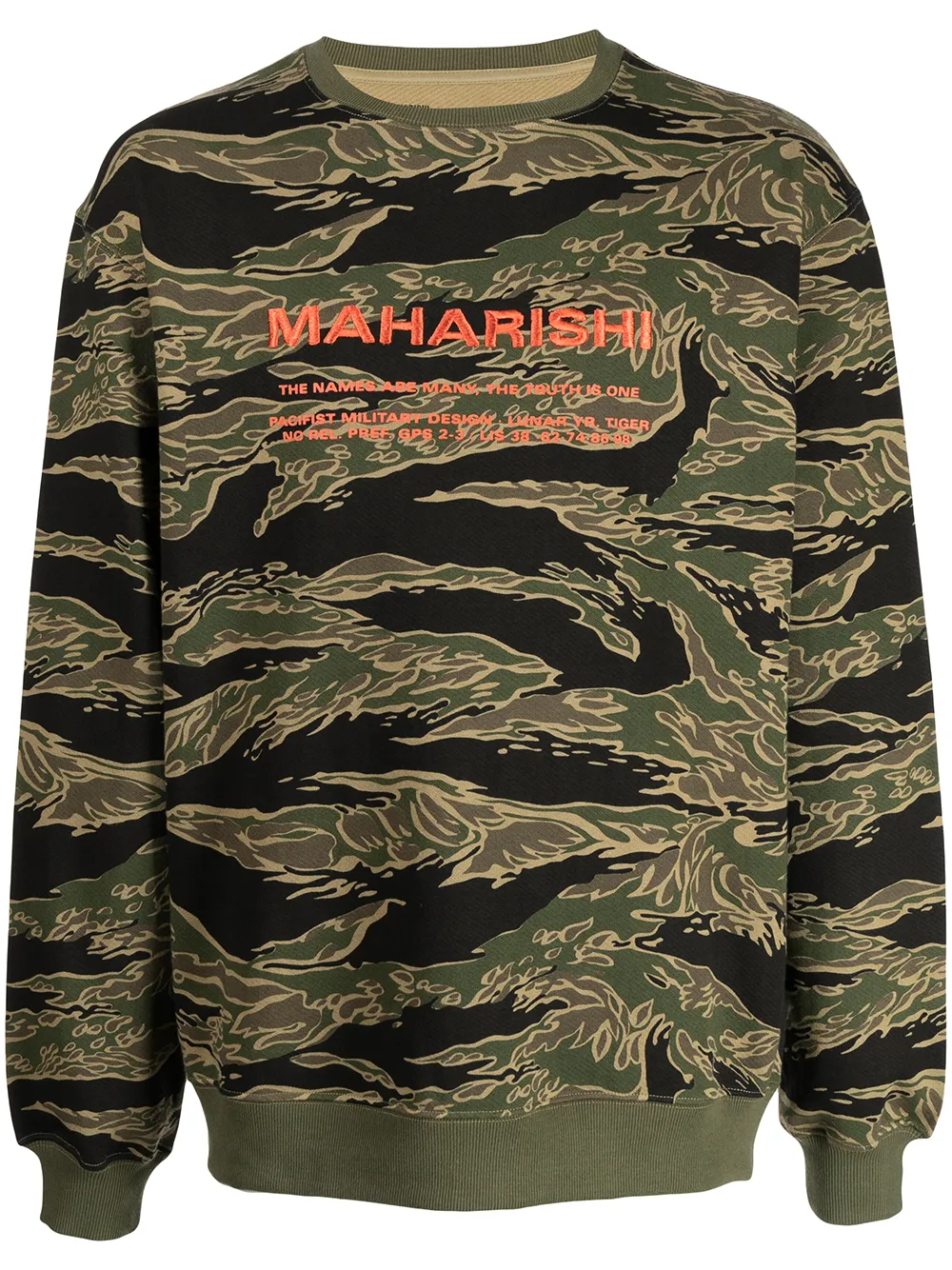 

Maharishi sudadera con estampado gráfico - Verde