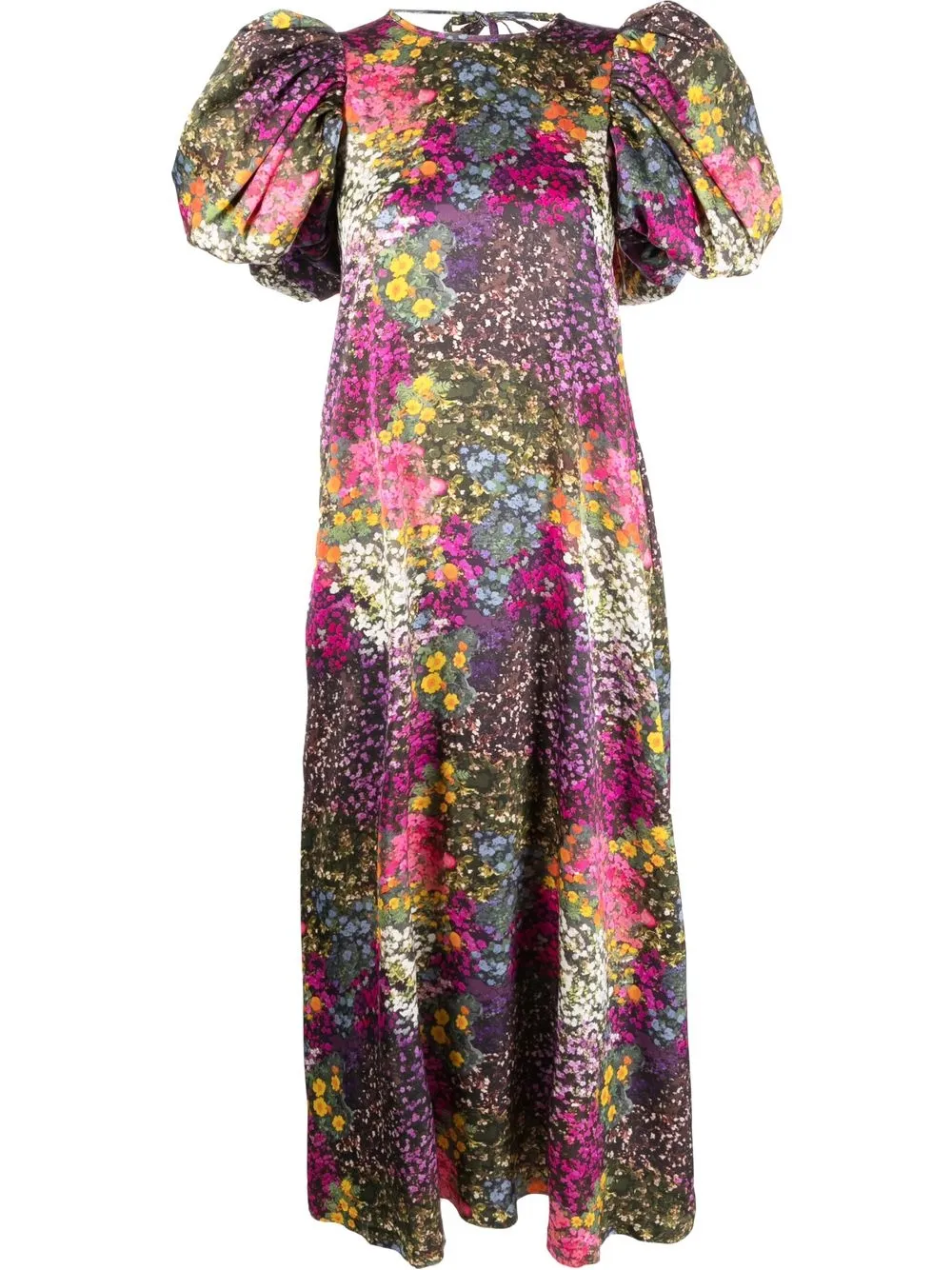ROTATE BIRGER CHRISTENSEN DUDDI PUFF-SLEEVE DRESS