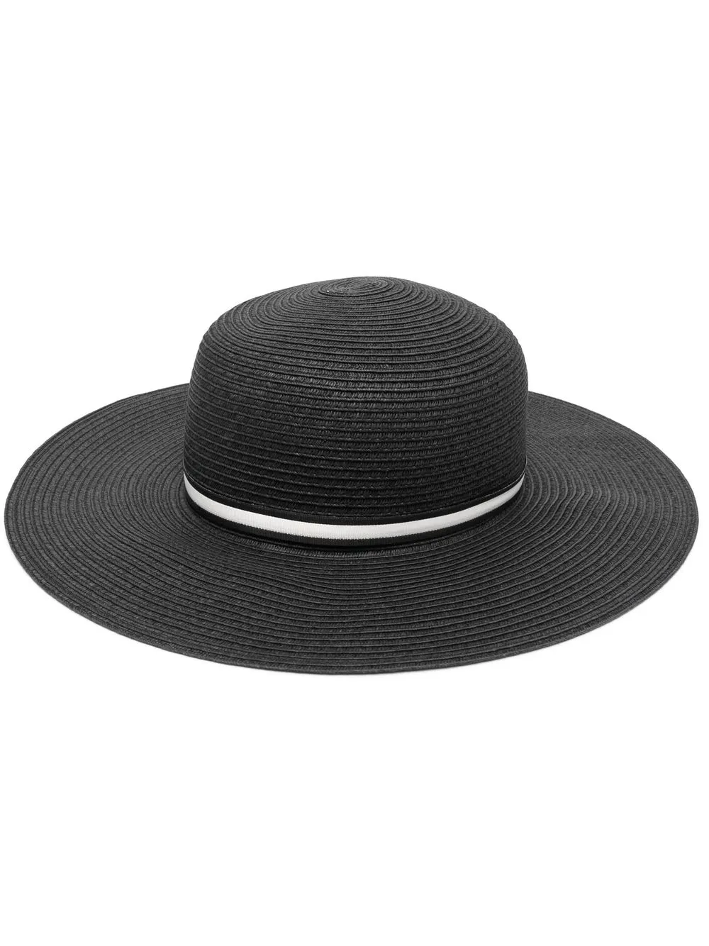 

Borsalino Giselle braided paper hat - Black