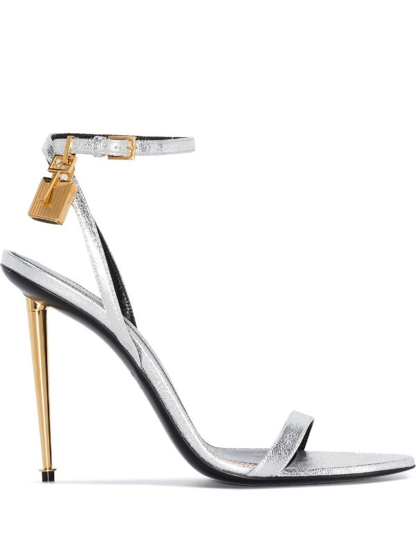 TOM FORD Padlock 105mm Sandals - Farfetch