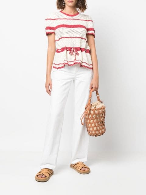 Polo Ralph Lauren Short Sleeve Knitted Top - Farfetch