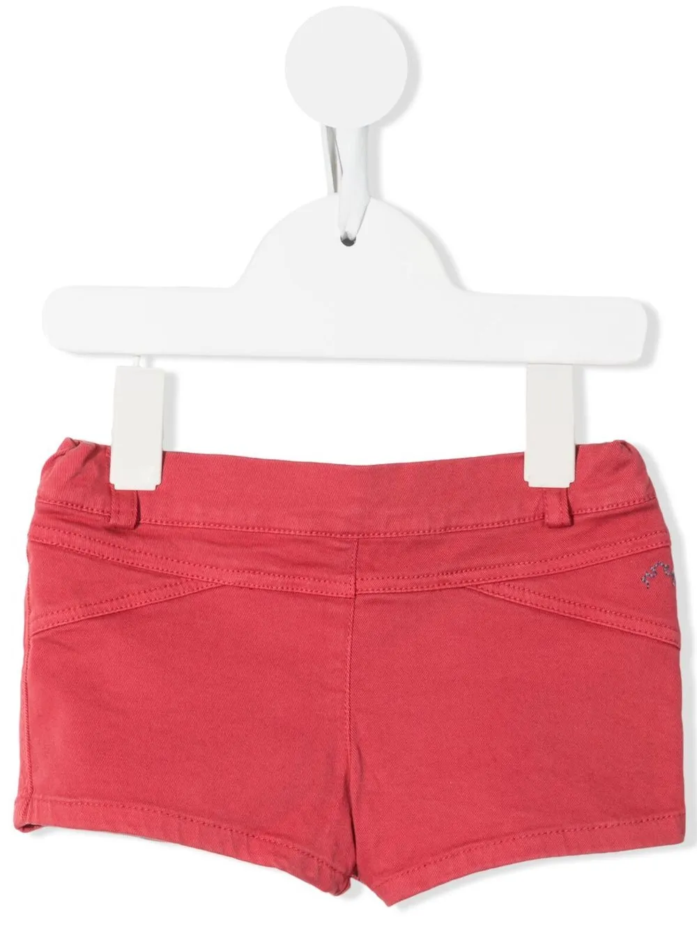 

NANOS shorts de mezclilla con tiro bajo - Rojo