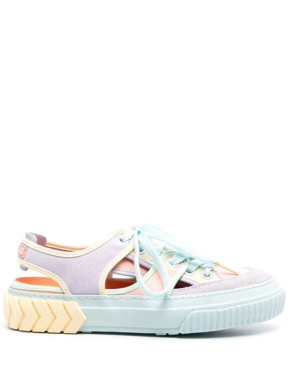 

Both cut-out detailing sneakers - Purple
