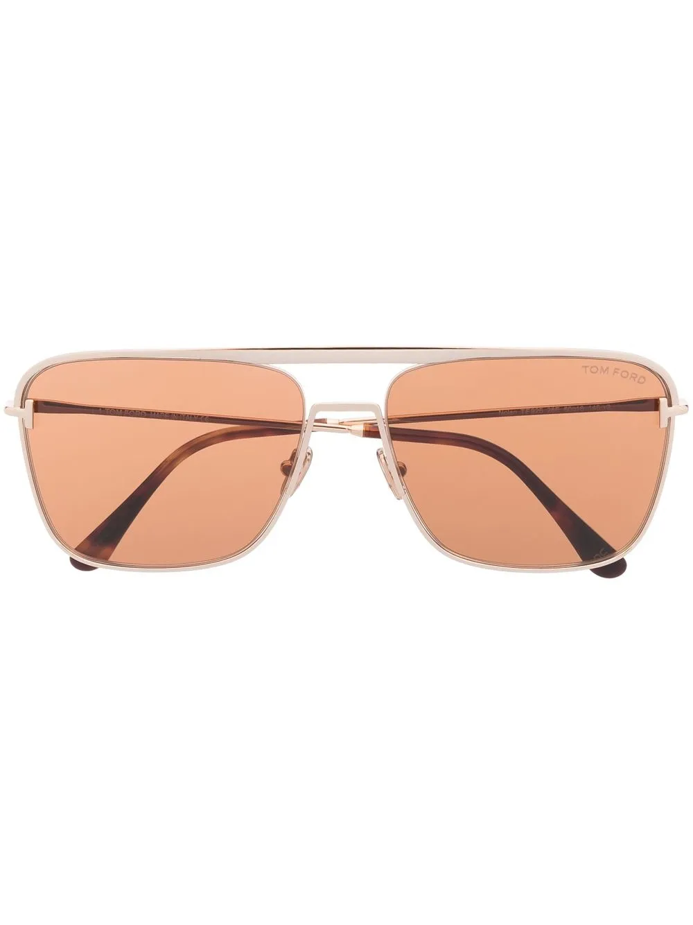 

TOM FORD Eyewear square frame sunglasses - Gold