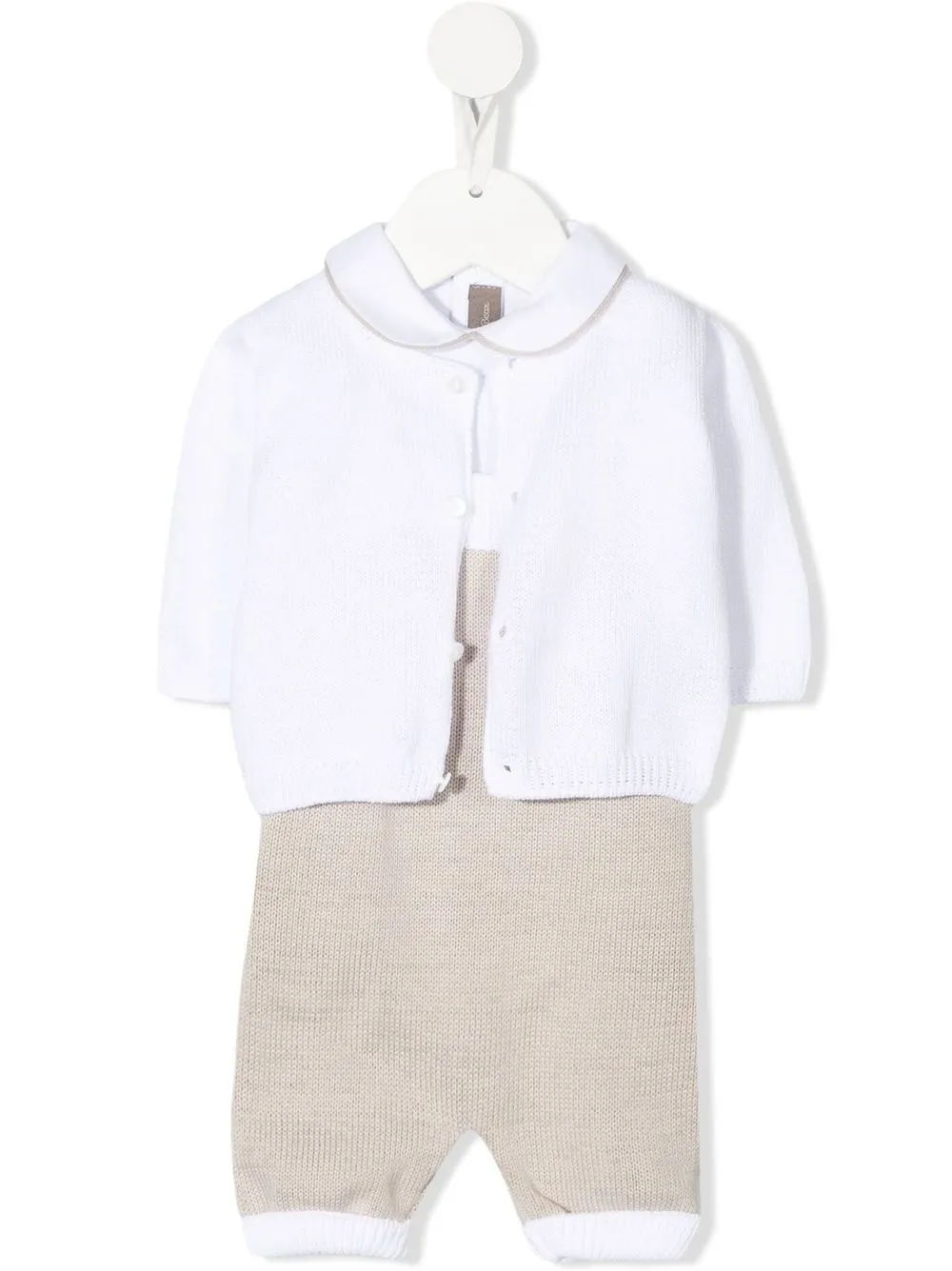 

Little Bear conjunto de romper y cárdigan - Neutro