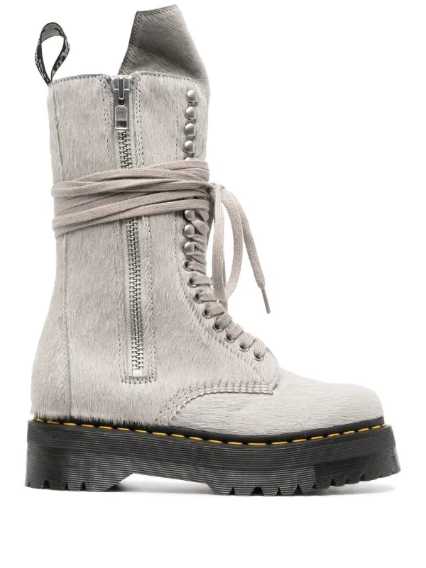 Rick Owens x Dr Martens カーフレザー ブーツ - Farfetch