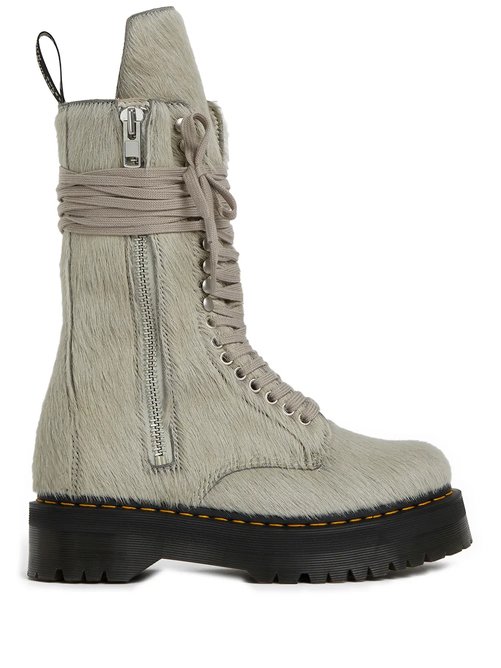 

Rick Owens x Dr. Martens 1918 Hair-On platform boots - Grey