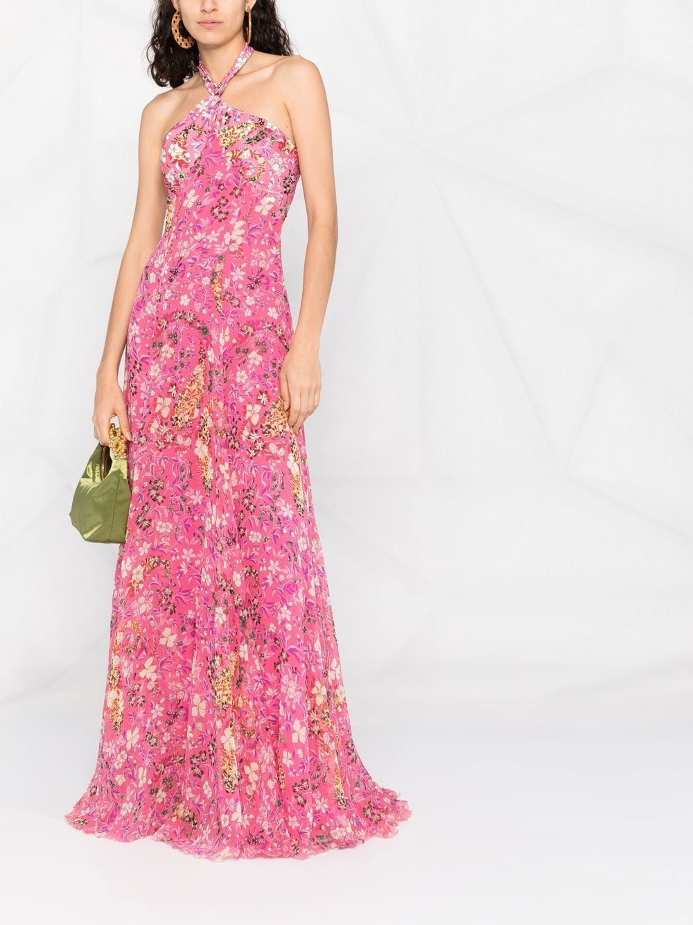 ETRO Maxi-jurk met bloemenprint - Roze