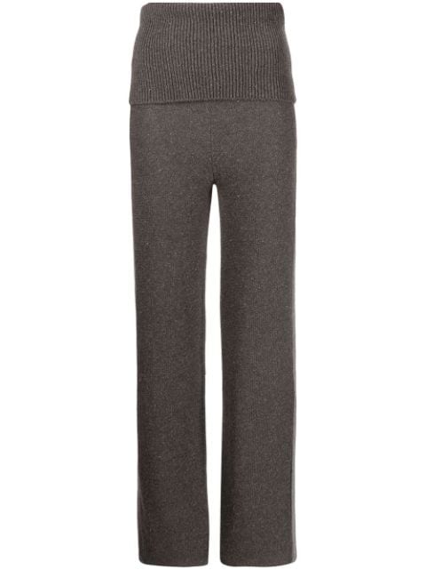 Off-White Languid straight leg knitted trousers