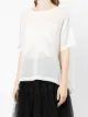 Comme Des Garçons bow-print semi-sheer T-shirt