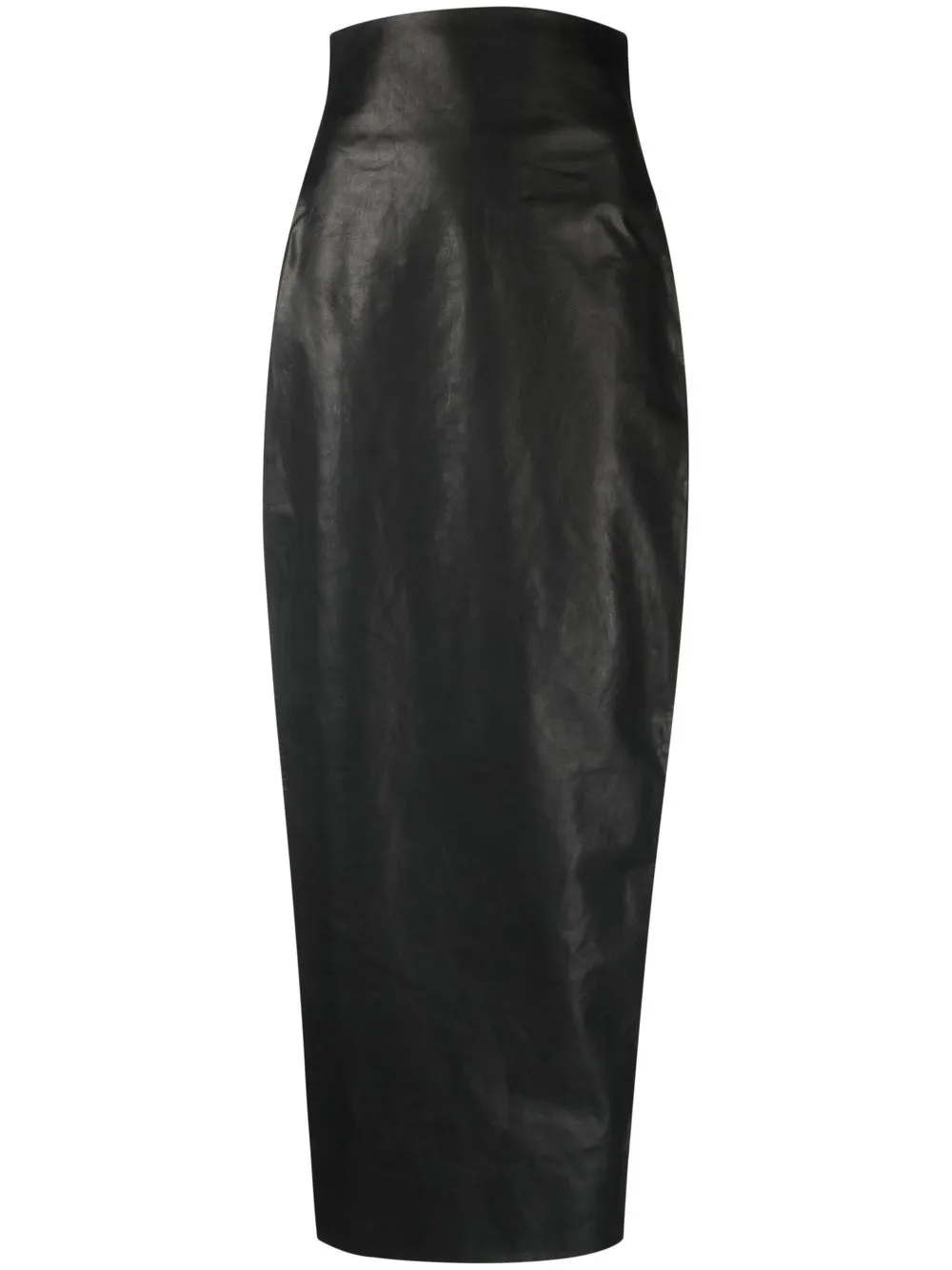 

Rick Owens rear-slit maxi skirt - Black