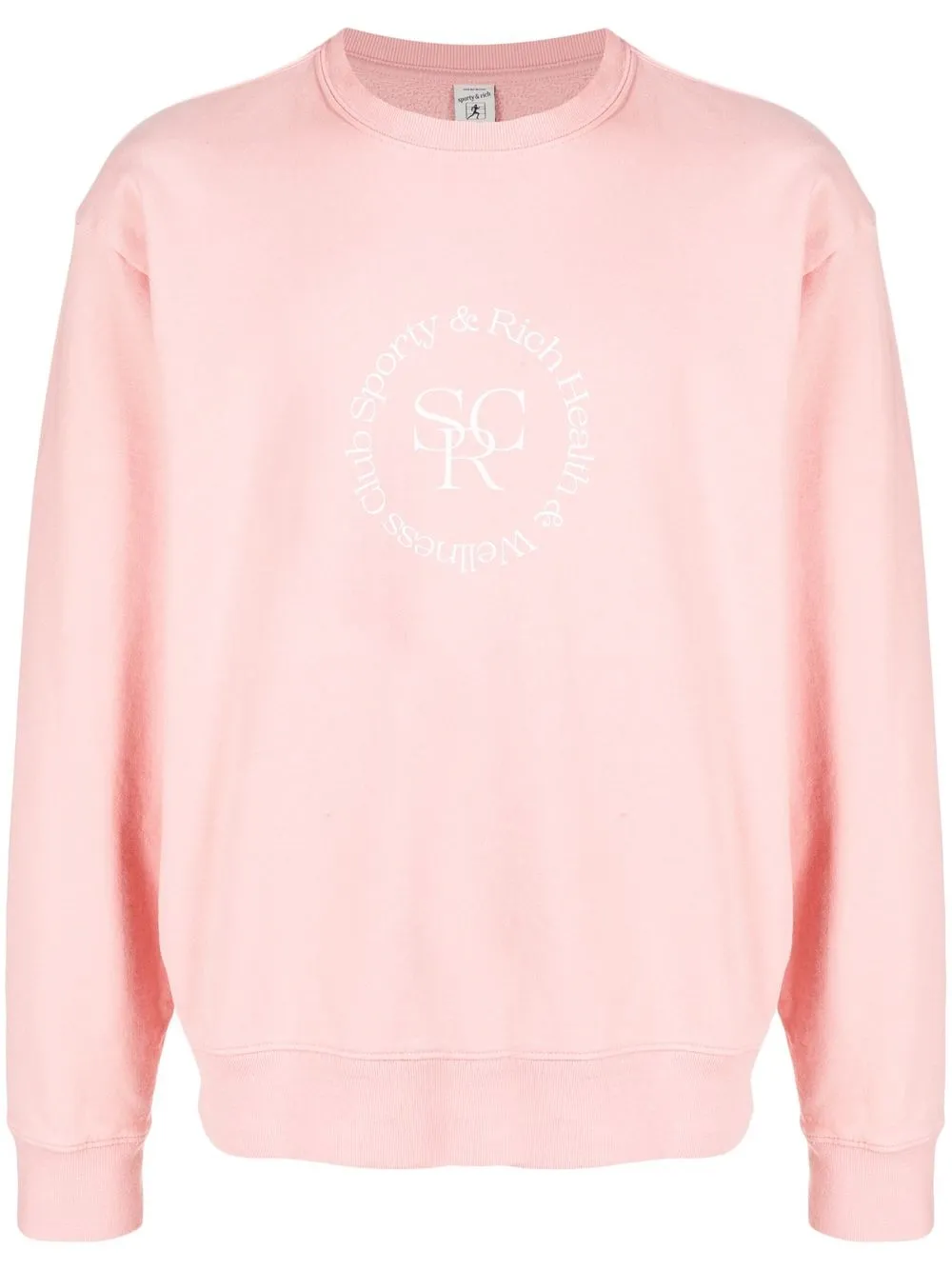 

Sporty & Rich sudadera con logo estampado - Rosado