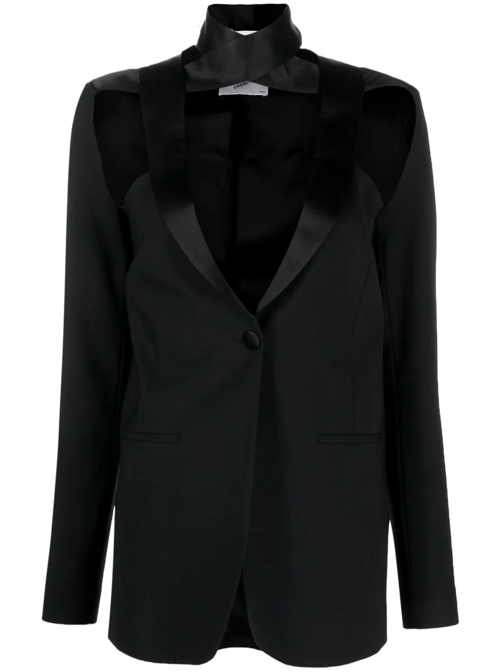 

Coperni blazer con botones y aberturas - Negro
