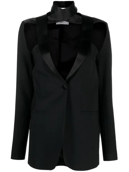 Blazer boutonné à découpes - Coperni - Modalova