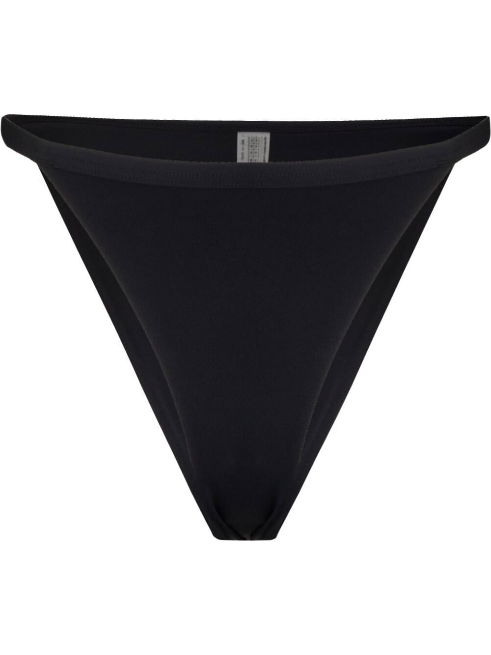 Form and Fold high-cut bikini bottoms – Black