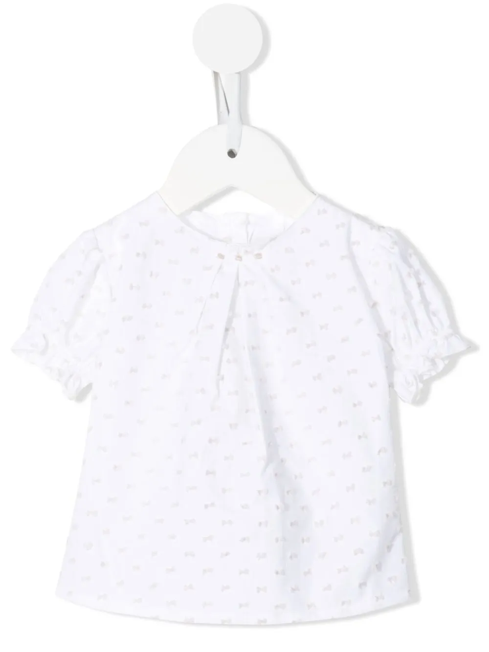 

NANOS blusa con detalle de moño - Blanco