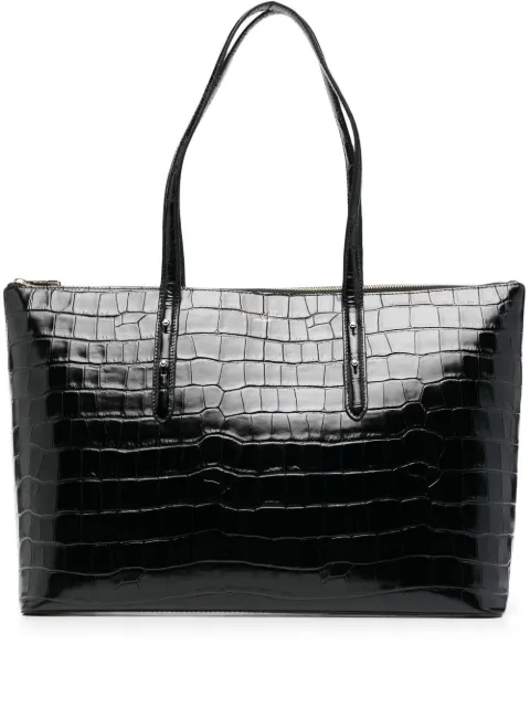 Aspinal Of London Regent crocodile-effect tote bag