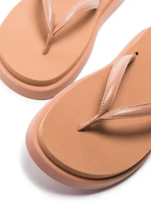 real leather flip flops