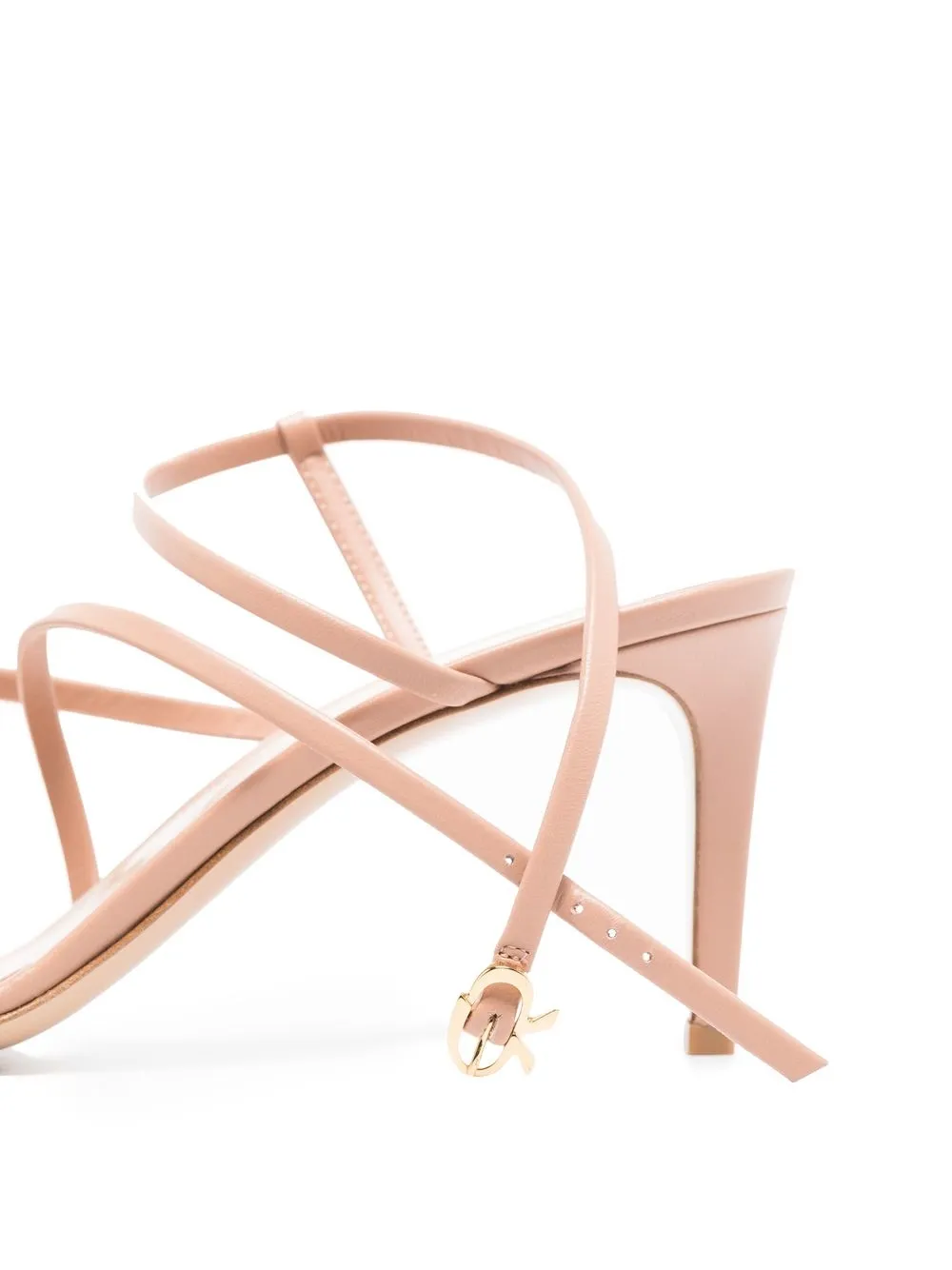 gianvito rossi 70mm leather slingback heeled sandals