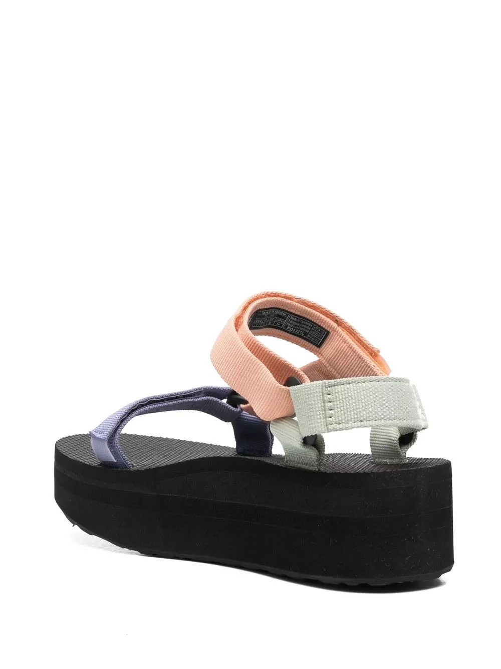 Shop Teva Platform Touch-strap Sandals In Blue