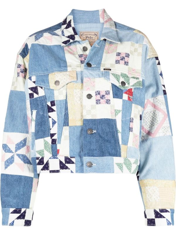 Polo Ralph Lauren Quilted Patchwork Trucker Jacket - Farfetch