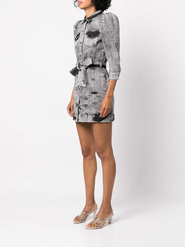 Retrofete Lema acid-wash Mini Dress 