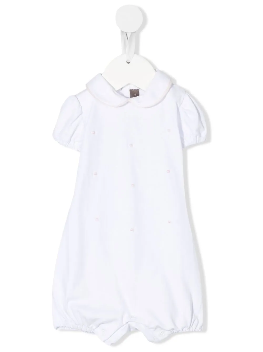 

Little Bear romper con cuello Peter Pan - Blanco